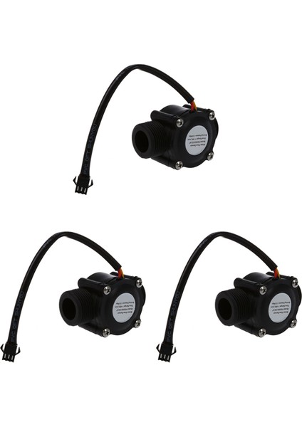 3x 1-60L/MIN Dc 5-24V Hall Etkisi Su Akış Sensörü Sayacı Metre FS300A (Yurt Dışından)