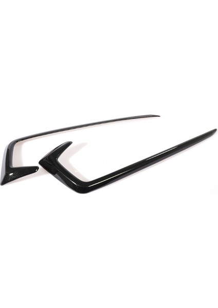 Karbon Fiber Stil Ön Sis Farı Lambası Hood Kaş Kapağı Trim Fit 2019+ Için (Yurt Dışından)