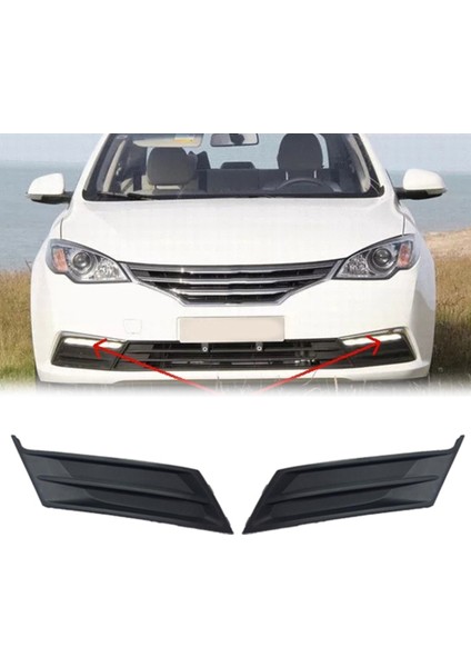 Araba Sol Ön Tampon Sis Aydınlatma Koruması Çerçeve Sis Lambası Izgarası Gündüz Çalışan Işık Çerçevesi Mg 360 (Yurt Dışından) modelleri