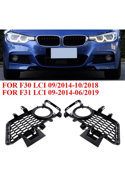Araba Ön Tampon Sis Farı Izgaraları 3 Serisi F30 F31 F35 51118062631 Sol Taraf (Yurt Dışından) fiyatları