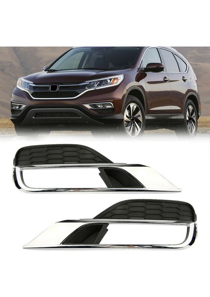 4 Adet Ön Tampon Sis Farı Izgara Izgaraları Kapak Trim Sol + Sağ -V 2015-2016 Için (Yurt Dışından) modelleri