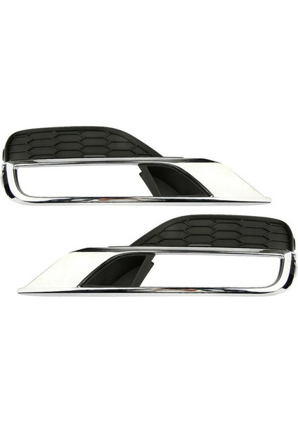 4 Adet Ön Tampon Sis Farı Izgara Izgaraları Kapak Trim Sol + Sağ -V 2015-2016 Için (Yurt Dışından) fırsatları