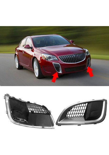 Regal Gs 2012-2017 Için Araba Sis Farı Izgarası Sis Römork Kapağı Ön Tampon Işık Izgarası Yarış Izgaralar (Yurt Dışından) fiyatları