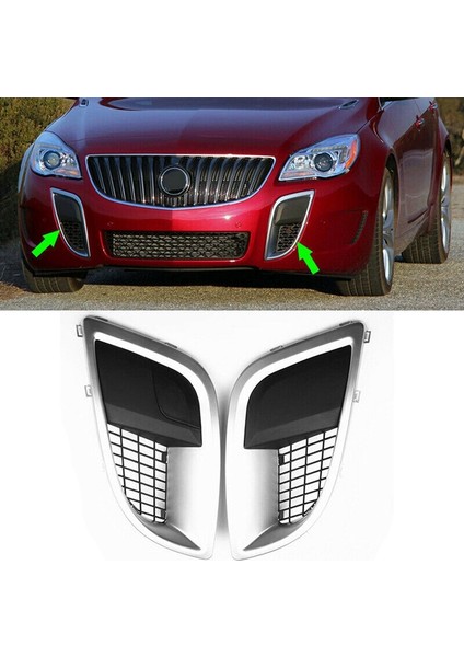 Regal Gs 2012-2017 Için Araba Sis Farı Izgarası Sis Römork Kapağı Ön Tampon Işık Izgarası Yarış Izgaralar (Yurt Dışından) modelleri