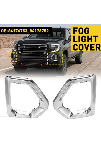 2019-2021 Ön Sis Farı Dış Çerçeve Kapağı Krom Seti (Yurt Dışından) fiyatları