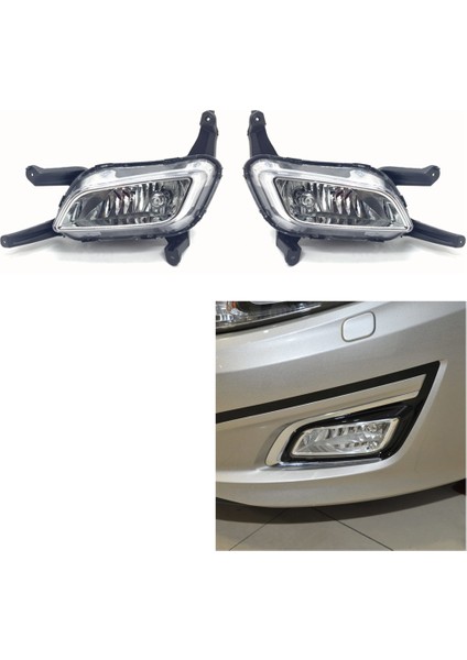 Araba Ön Sağ Tampon Sis Farları Montaj Sürüş Lambası Sis Lambası K5 2014 2015 2016 (Yurt Dışından) modelleri