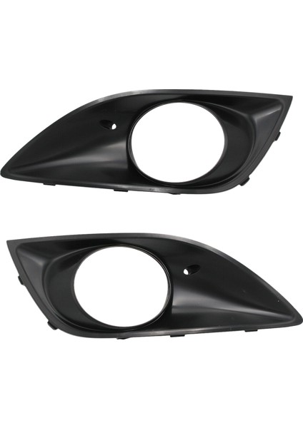 1 Çift Sis Aydınlatma Koruması 2012-2015 Turbo Araba Izgarası Otomatik Ön Alt Tampon Sürüş Lambası Kapağı (Yurt Dışından)