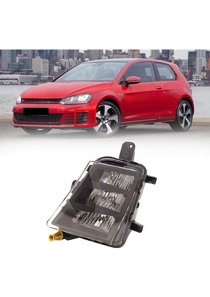 LED Ön Sol Sis Lambası Drl Sis Lambası 5G0941699 Golf 7 Için A7 Mk7 Gtd 2013-2017 (Yurt Dışından) modelleri