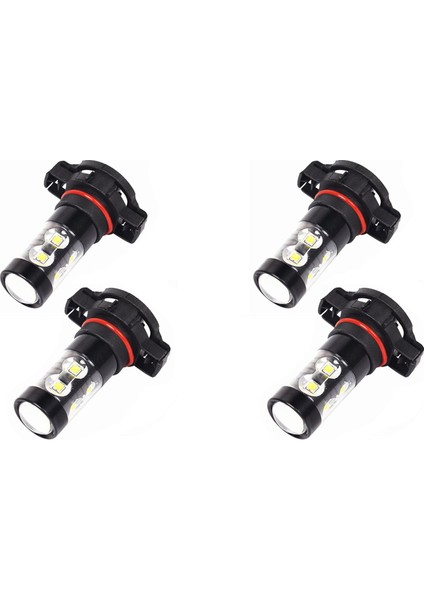 4x 50W 5202 H16 6000K Güç Süper Beyaz LED Sis Farları Sürüş Ampulleri Drl (Yurt Dışından) fiyatları