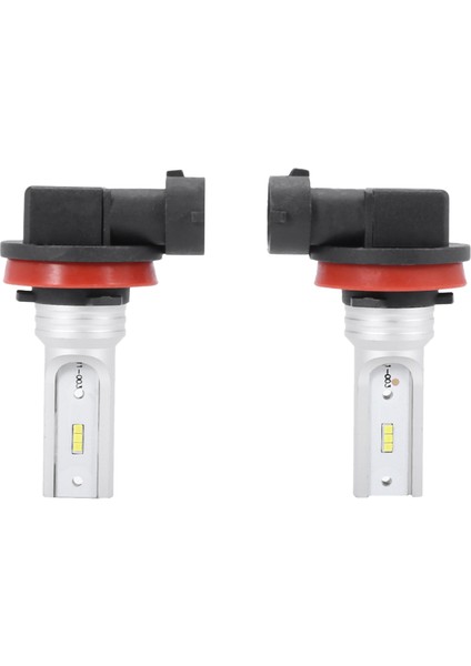H8 H11 H16 LED Sis Farı Ampulü, H16 LED Sis Lambası Yüksek Güçlü CSP-Y11, Soğuk Beyaz 6500K (6'lı Paket) (Yurt Dışından)