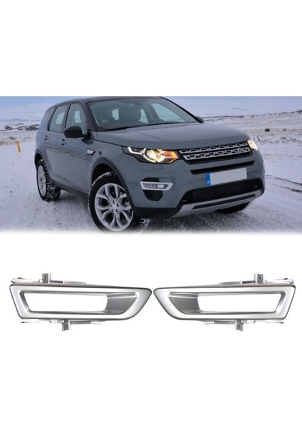 LR061234 LR061299 Araba Ön Sis Farı Lambası Çerçeve Kapak Trim Için Spor L550 2015-2018 Gümüş (Yurt Dışından) modelleri