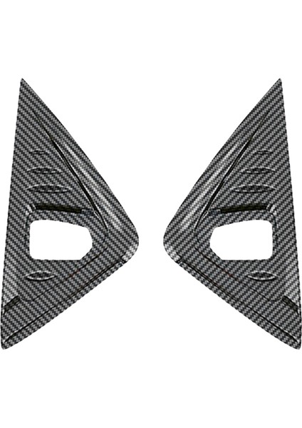 Abs Karbon Fiber Desen Ön Tampon Sis Işık Lambası Çerçeve Kapak Trim Alphard 2015-2019 Için (Yurt Dışından)