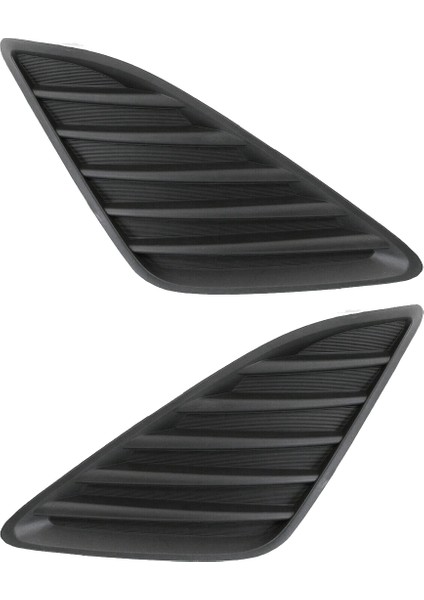 2012-2014 Çift Ön Tampon Sis Lambası Kapağı Çerçeveleri Için (Yurt Dışından)