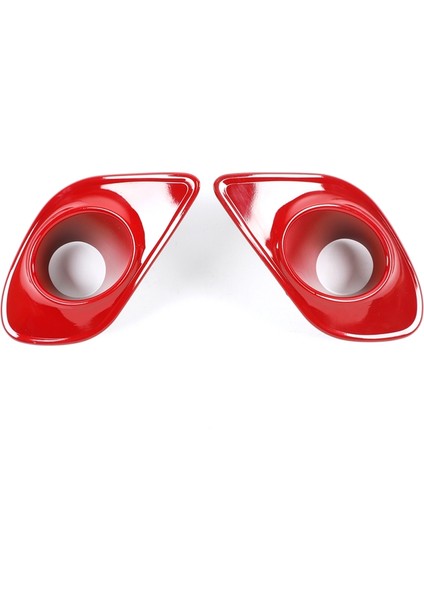 Ön Sis Lambası Lambası Kapağı Şarj Cihazı Için Lastik 2015 2016 2017 2018 2019 2020 Araba Aksesuarları (Kırmızı) (Yurt Dışından)