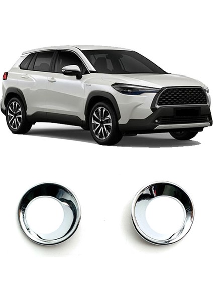 Abs Krom Için 2020 2021 Için 4x Ön Sis Lambası Işık Kapağı (Yurt Dışından) modelleri