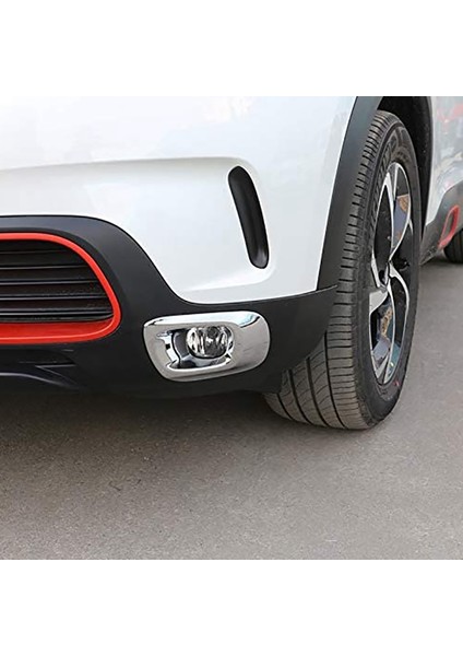 Araba Ön Sis Lambası Kapağı Araba Modifiye Ön Sis Lambası Çerçevesi Trim Için C5 2017-2020 (Yurt Dışından) modelleri