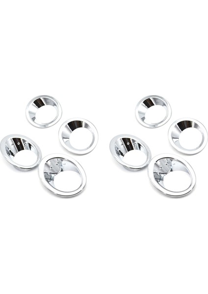 4x /dualis J10 2007-2009 Krom Ön Arka Sis Aydınlatma Koruması Tampon Lambası Trim Kalıplama Garnitür Çerçeve (Yurt Dışından)
