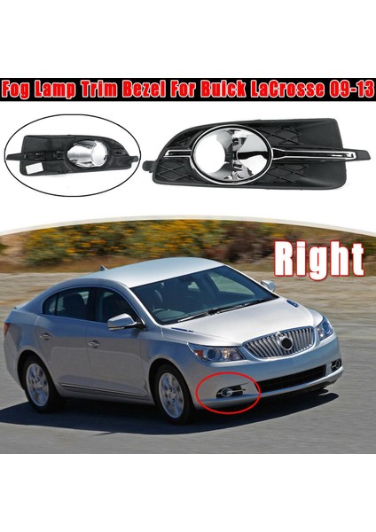 Sağ Ön Tampon Sis Farı Lambası Çerçeve Kapak Çerçevesi 2009-2013 Için Krom Trim (Yurt Dışından) fiyatları