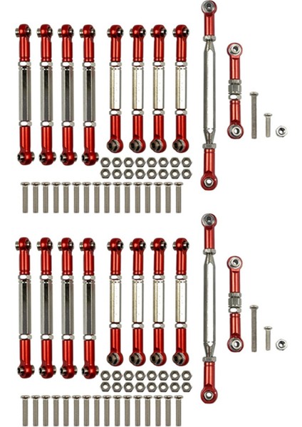2 Takım Mn D90 D91 D96 D99S MN99S MN90 1/12 Rc Araba Yükseltme Aksesuarları Metal Çekme Çubuğu Direksiyon Bağlantı Çubuğu Seti Parçaları, Rd (Yurt Dışından)