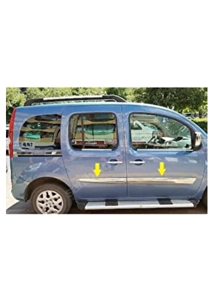 Ebal Oto Renault Kangoo Krom Yan Kapı Çıtası 4 Kapı 2008-2011  P.çelik