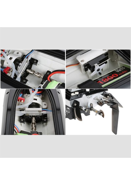 2x FT012-13 Metal Servo Çubuk FT012 2.4g Fırçasız Rc Tekne Yedek Parça Aksesuarları (Yurt Dışından)