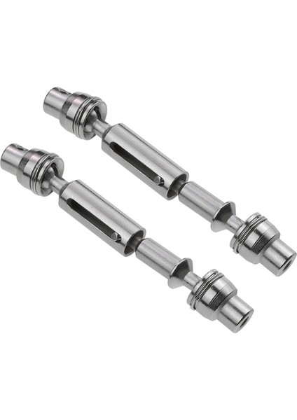 6x Yükseltme Metal Cvd Tahrik Mili D12 C24 C34 B14 B24 B16 B36 Mn D90 MN99S Rc Araba Aksesuarları, Gümüş (Yurt Dışından)
