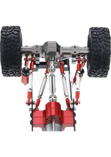 6x Yükseltme Metal Cvd Tahrik Mili D12 C24 C34 B14 B24 B16 B36 Mn D90 MN99S Rc Araba Aksesuarları, Gümüş (Yurt Dışından)