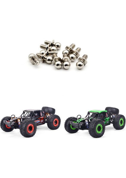 10 Adet Metal Direksiyon Topu Başlı Vida 7265 -10 DBX10 10421-S 9102 1/10 Rc Araba Yedek Parça Aksesuarları (Yurt Dışından) indirimleri