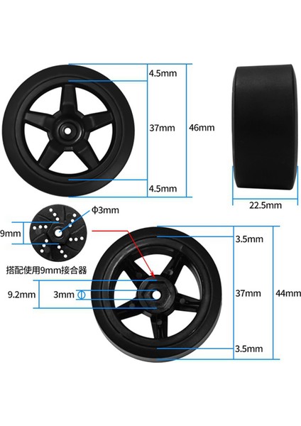 8pcs RC Araç Tekerlek Lastik Lastikleri SG 1603 SG 1604 SG1603 SG1604 1/16 RC Araba Yedek Parçalar Aksesuarları (Yurt Dışından)