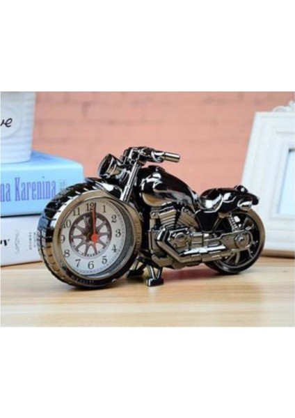 Motosiklet Masa Saati Retro Alarmlı Ev Ofis Masa Saati Hediye Süs fırsatları