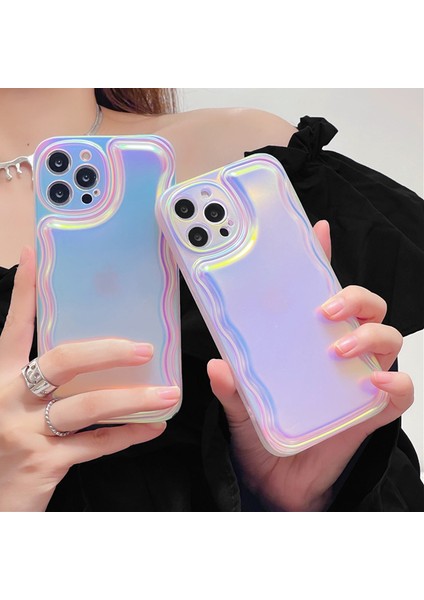 iPhone 13 Pro Lazer Aurora Esnek Tpu Telefon Kapağı (Yurt Dışından)
