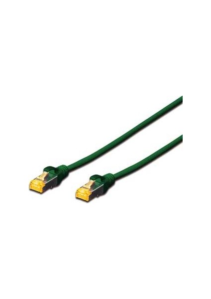 Dıgıtus DK-1644-A-0025/G 25CM S/ftp CAT6A Patch Kablo Yeşil Halogenfree, Cu, Awg 26/7