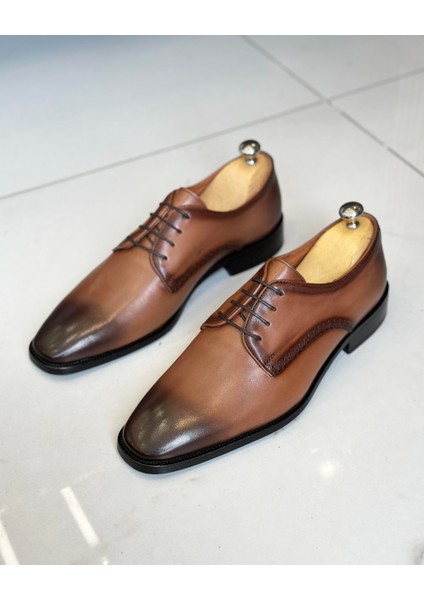 Terziademaltun Italyan Stil Iç Dış Deri Erkek Ayakkabı Taba T11226 modelleri