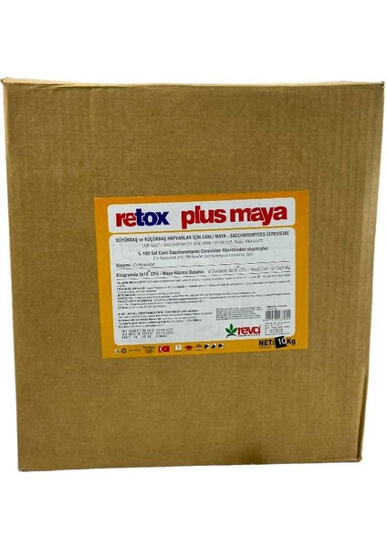 Retox Plus Canlılık Oranı Yüksek Saf Maya Vakumlu 10 Kg