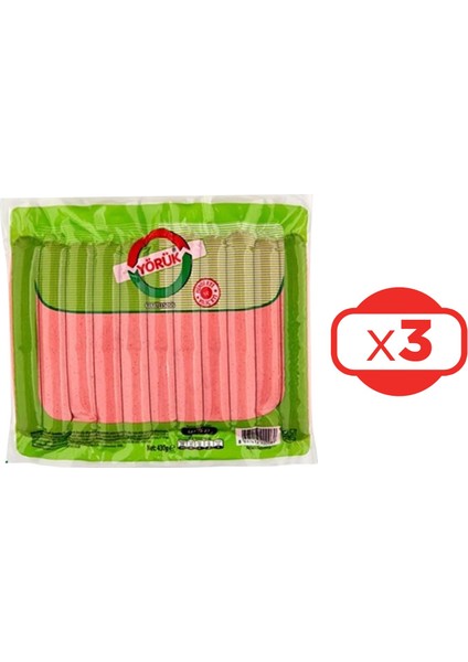 Yörük Sosis Hindi 430 gr 3 Lu