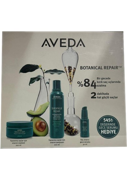 Botanical Repair Saç Oarıcı Bakım Seti (Gece Serumu 30 ml Hediyeli)