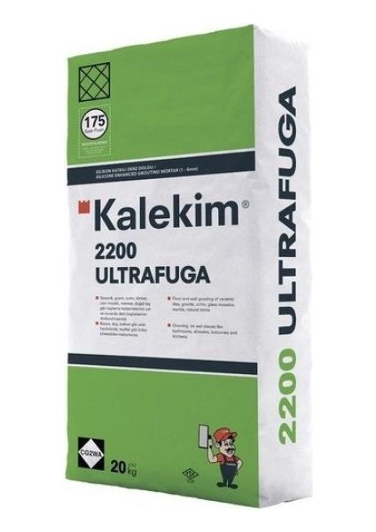 2200 Ultrafuga 20 kg Silikonlu Saten Gri Derz Dolgu