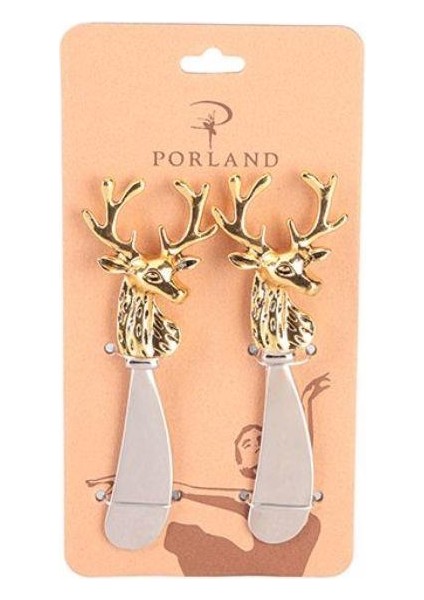 Deerest Golden 2 Adet Tereyağı Bıçağı 18 cm