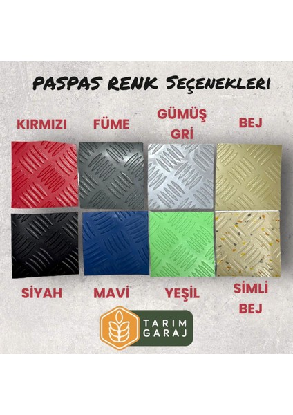 Tarım Garaj Tümosan 8005-8075-8085-8095 Tmr Serisi Traktör Paspası