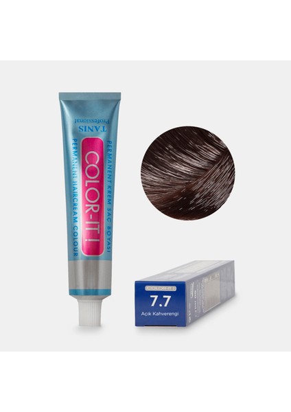 Kalıcı Saç Boyası Color-It 7.7 Açık Kahverengi