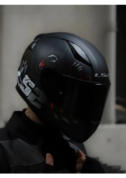 Rapıd 2 Clawn Mat Siyah-Kırmızı Kask (Siyah+Şeffaf Cam ) fiyatları