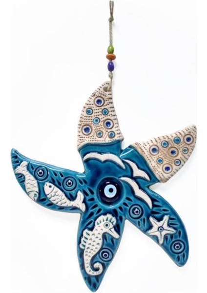 Dekoratif Seramik Büyük Yıldız Şeklinde Duvar Kapı Süsü fiyatları