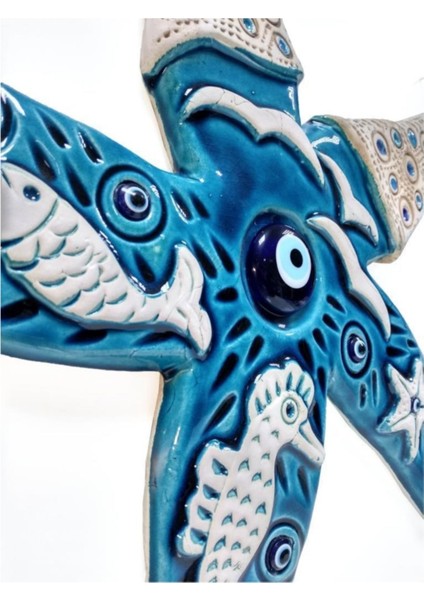 Dekoratif Seramik Büyük Yıldız Şeklinde Duvar Kapı Süsü modelleri