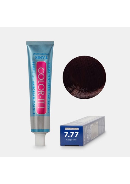 Kalıcı Saç Boyası Color-It 7.77 Cappucino