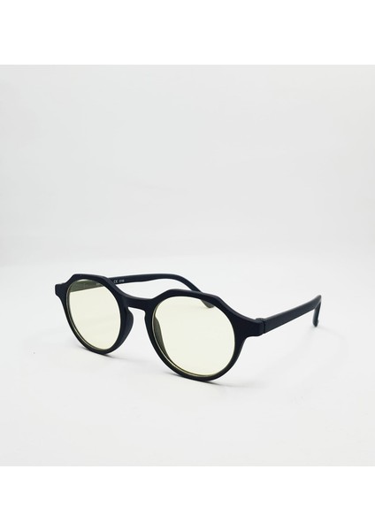 Unısex Güneş Gözlüğü Siyah Çerçeve Sarı Cam 43-17-140