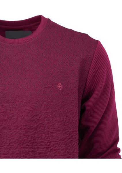 Erkek Mevsimlik Doğal Pamuklu Şık Sweatshirt Bisiklet Yaka Panolu Uzun Kollu Rahat Kesim Tam Kalıp modelleri