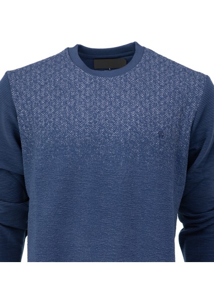 Erkek Mevsimlik Doğal Pamuklu Şık Sweatshirt Bisiklet Yaka Panolu Uzun Kollu Rahat Kesim Tam Kalıp modelleri