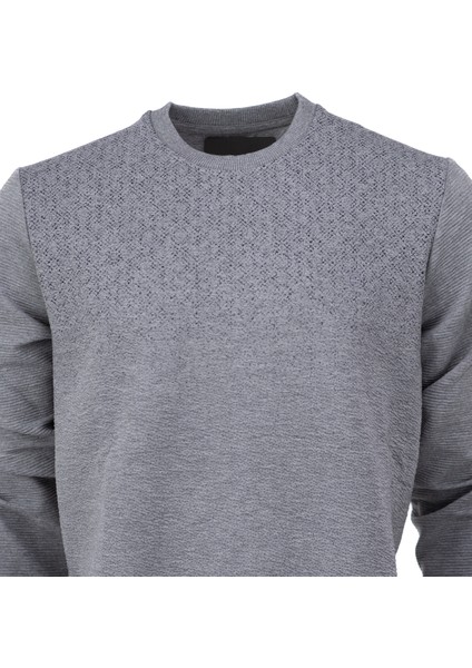 Erkek Mevsimlik Doğal Pamuklu Şık Sweatshirt Bisiklet Yaka Panolu Uzun Kollu Rahat Kesim Tam Kalıp fiyatları