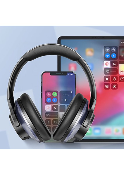 Aktif Gürültü Önleyici Teknolojisi, Hi-Fi Ses Kalitesi, 3.5mm Giriş ile Kablosuz Bluetooth Kulaklık