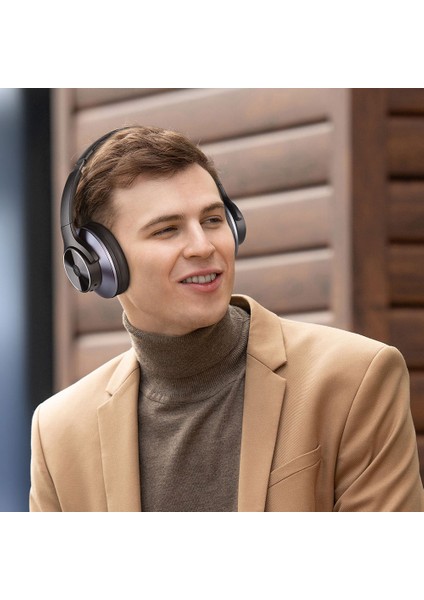 Aktif Gürültü Önleyici Teknolojisi, Hi-Fi Ses Kalitesi, 3.5mm Giriş ile Kablosuz Bluetooth Kulaklık